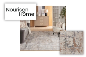 Nourison Home's Rustic Textures in Beige Grey