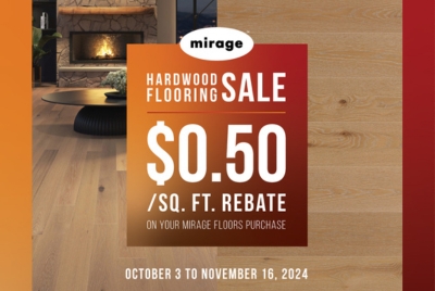 Mirage Hardwood Fall Rebate